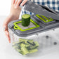 22-in-1 Vegetable Fruit Chopper Slicer with 13 Stainless Steel Blades