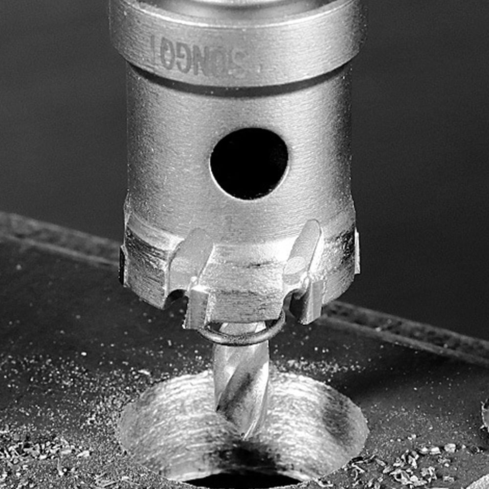 Carbide Hole Saw Drill Bit 10mm Shank for Stainless Steel Metal