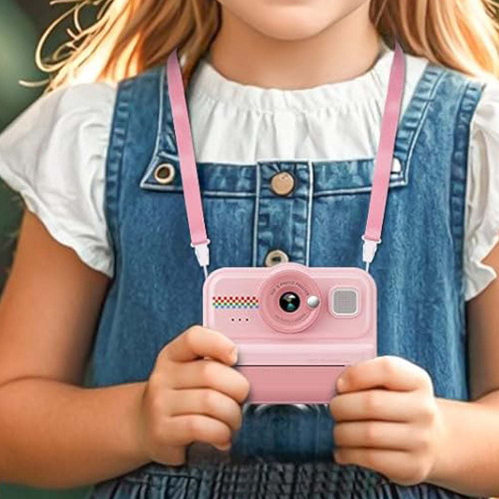 Camera Instant Print 1080P Selfie Digital Camera with 64GB Card