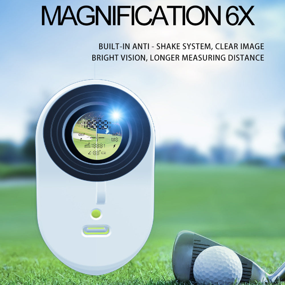 1200Yard Magnetic Golf Rangefinder with Slope Compensation Flag Lock Vibration