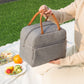 27x16 x23CM Lunch Bag Oxford Insulated Thermal Cool Food Storage Bag Tote Box Lunch Tote