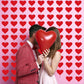 Felt Heart Garland Banner Decoration for Valentine's Weddings & Parties