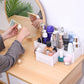 24Pcs Adjustable Drawer Divider DIY Storage Organiser for Cabinets