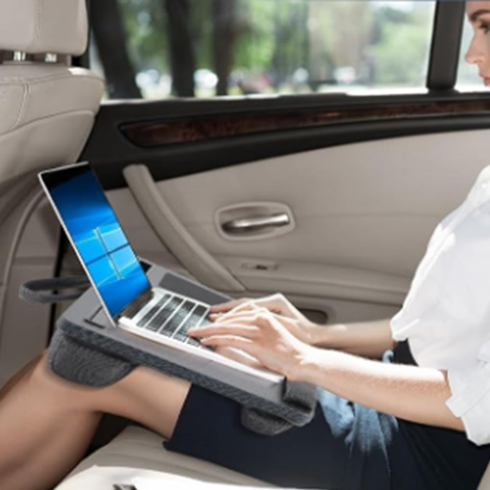 Lap Desk Laptop Stand with Tablet Phone Holder for Home Bed Sof