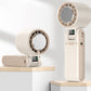 Handheld Portable Fan with Ice Cooler 100-Speed Rechargeable Handheld Fan