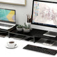 Dual Monitor Stand Riser Adjustable Computer Monitor Stand for Books iMac Laptop