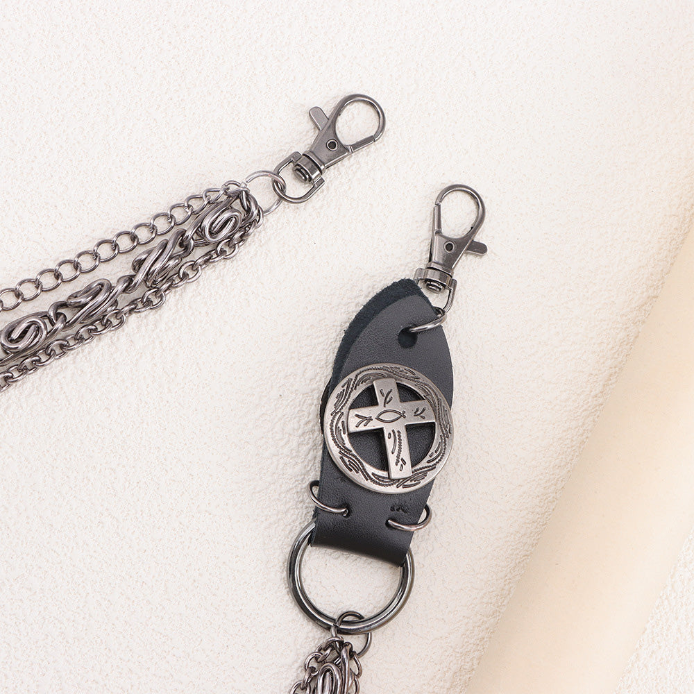 Punk Pant Chain Key Jean Wallet Chain for Men Women