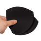 4 Pairs Triangle Replacement Foam Bra Pad Inserts for Sports Bras-Black