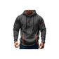 Fleece Hooded Sweatshirt Casual Hoodie for Men-Dark Grey