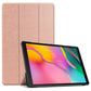 PU Leather Trifold Stand Case for Fire HD 10 2021 2023-Rose Gold