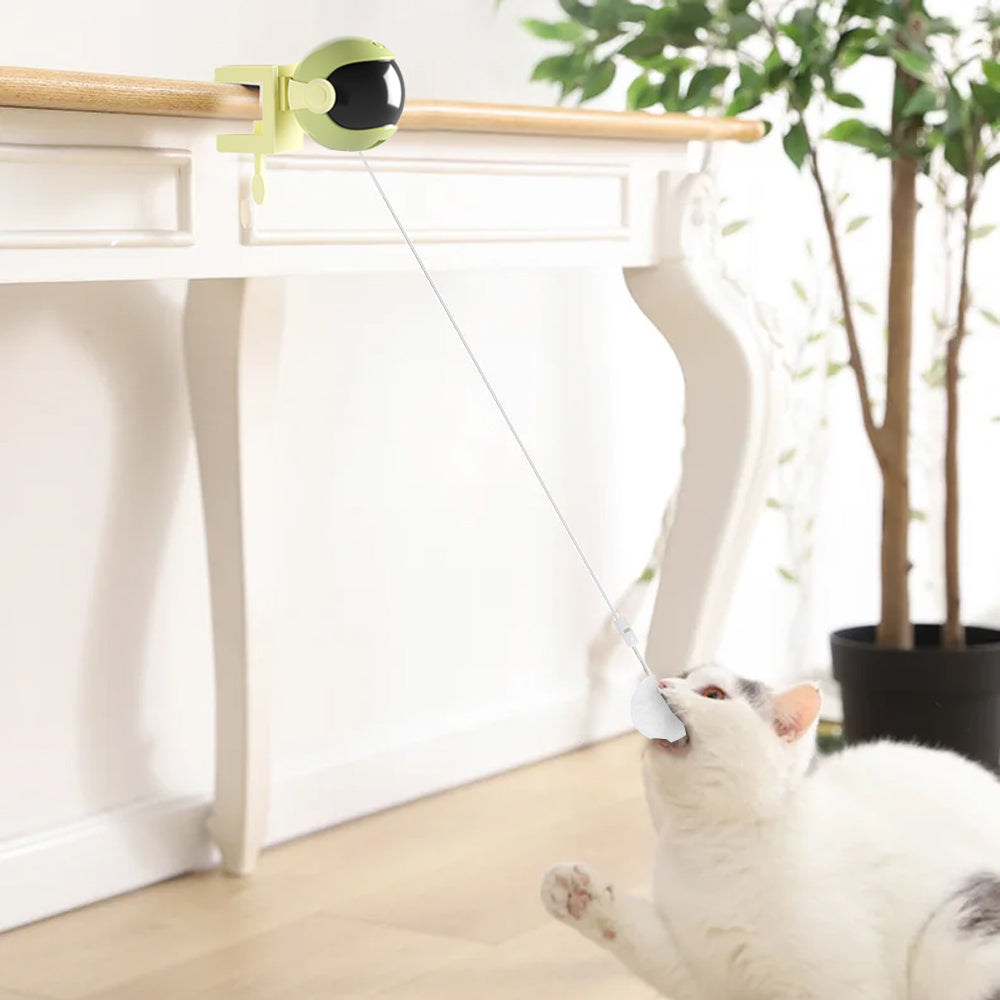 Automatic Lifting Cat Teaser Toys Set Electric Interactive Cat Toys