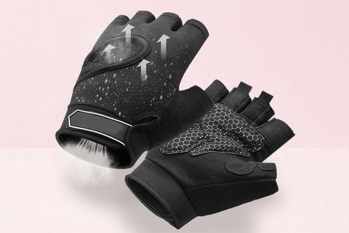 Durable Half Finger Fitness Gloves for Gym Workout Men and Women