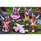 5Pcs Garden Ornament Fairy Statues Mini Garden Decor