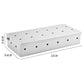 2Pcs Stainless Steel Smoking Wood Chip Barbecue Tool Box