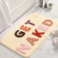 Anti-Slip Bathroom Doormat with Letters