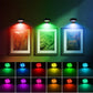 3Pcs Rechargeable LED Picture Lights Dimmable Art Display Lighting