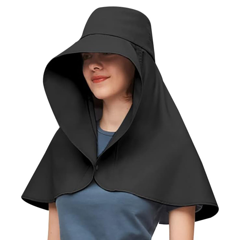 Sun Protection Wide Brim Outdoor Beach Neck Face Mask Cap