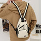 2Pcs Dual-use Water-resistant Chest Bag Outdoor Travel Shoulder Backpack