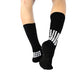 3Pairs Anti-Slip Sports Socks Non Skid Grip Socks-Black, Blue, White
