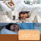 2Pcs Wooden Digital Alarm Clock with Wireless Charger