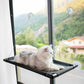 Cat Window Mounted Perch Hammock for Indoor Cats Resting