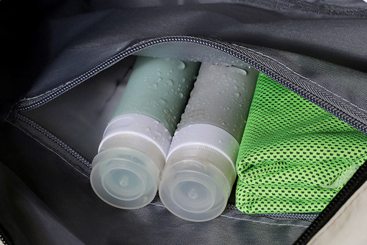 Expandable Travel Duffel Bag Gym Bag with Wet Dry Compartment