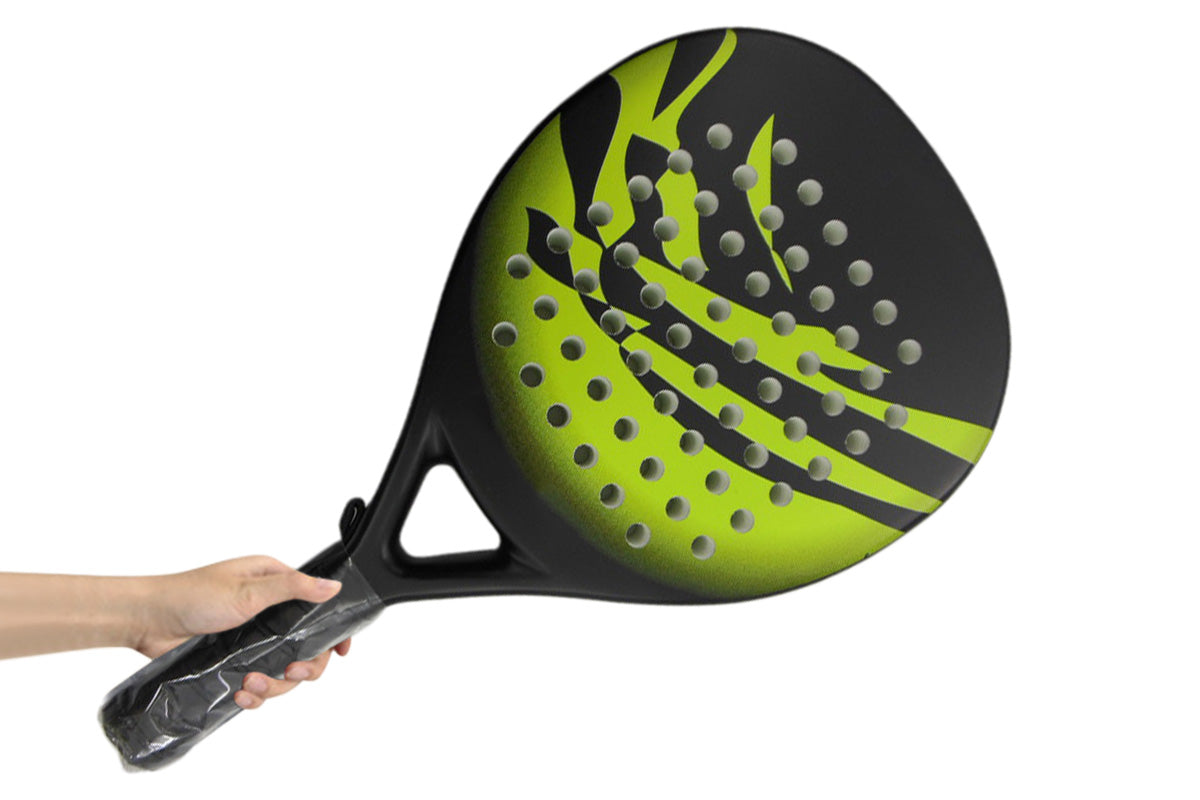 Carbon Fiber Paddle Tennis Racket with EVA Core and Carry Bag for Beach or Court