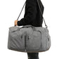 Large Foldable Travel Duffel Bag Carry On Shoulder Duffle Bag With Shoe Compartment