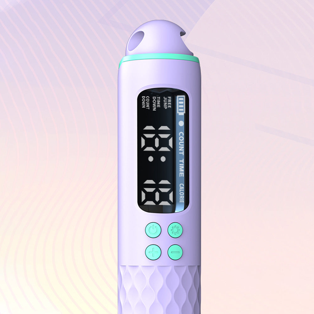 Detachable Smart Digital Jump Rope for Accurately Counts Jumps, Sets Goals and Monitors Progres