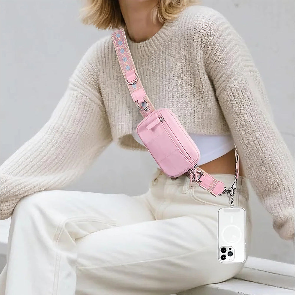 2XPhone Lanyard Clip and Go Strap for Phone with Wallet Crossbody