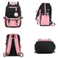 Girls Backpack Middle School Students Bookbag with USB Charge Port
