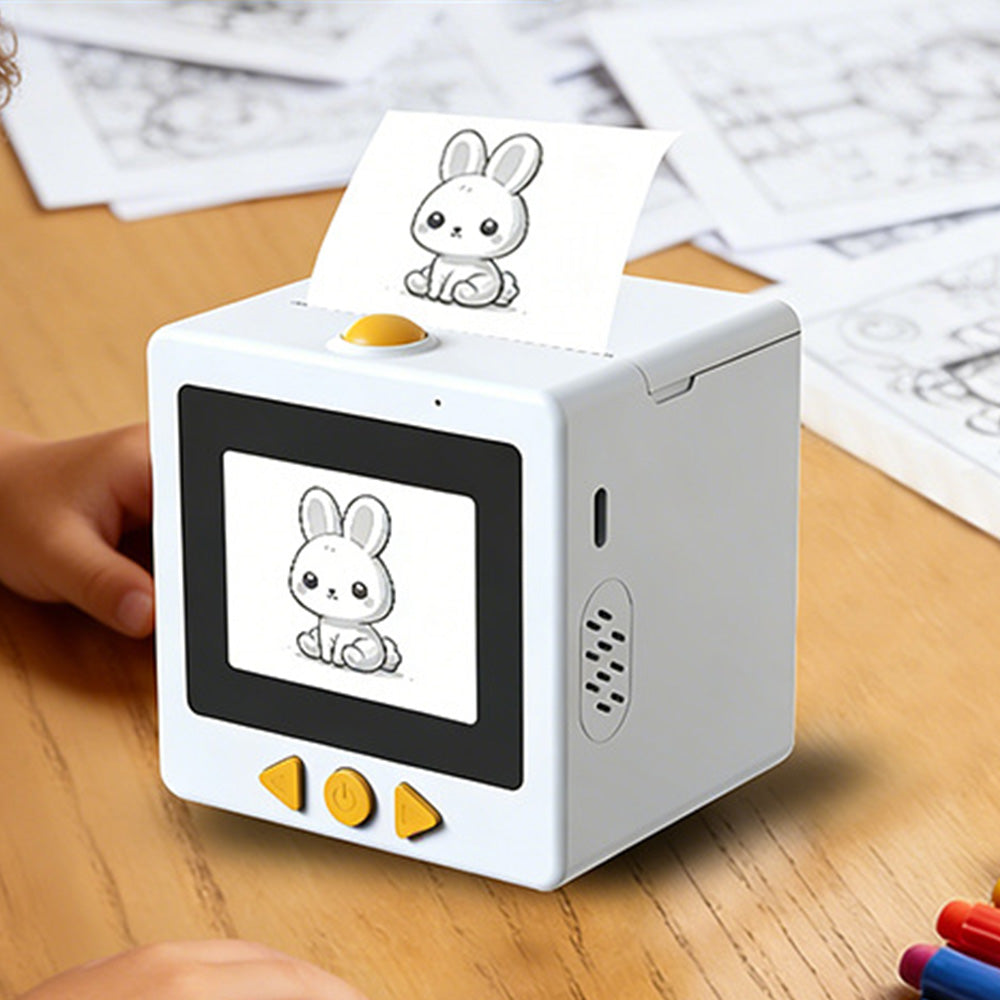 AI Voice Thermal Mini Inkless Sticker Printer with 24in Screen
