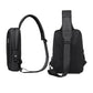 Chest Bag Sling Bag for Men with USB Charging Port