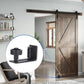 2Pcs Wall Mounted Sliding Barn Door Floor Guide for Flush Bottom Adjustable Stay Rollers
