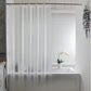 PEVA Thickened Shower Curtain Liner 180x180cm with Rustproof Grommets and Hooks