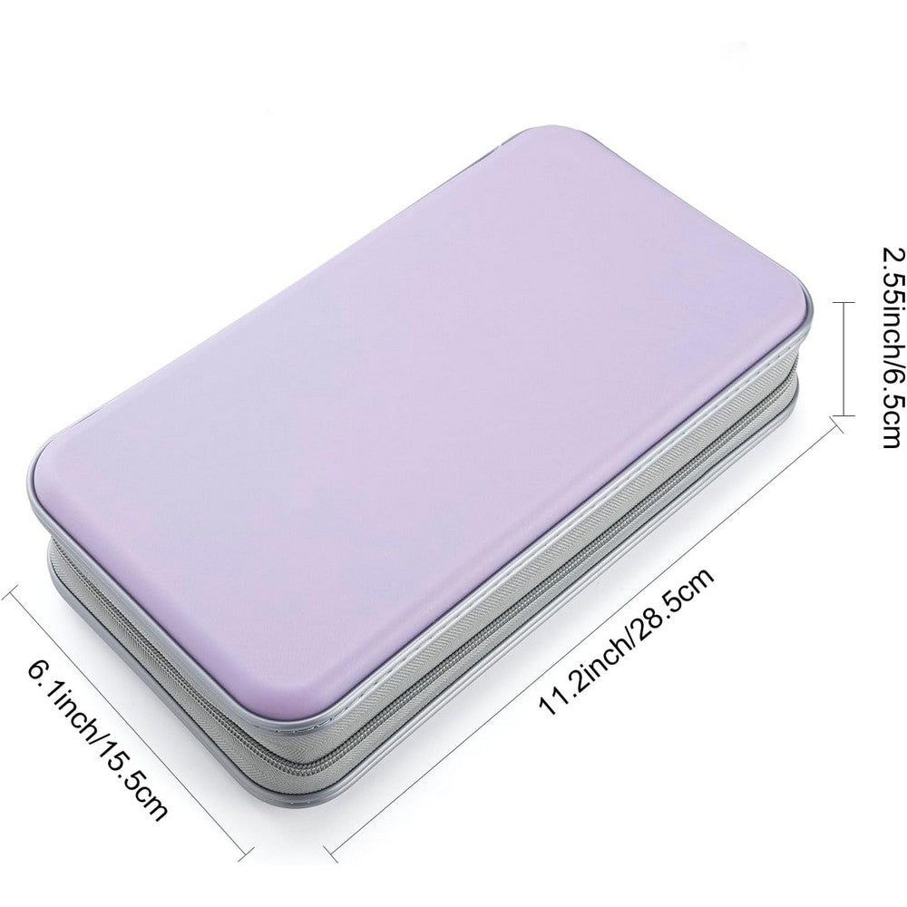CD Case 96 Capacity CD Holder Case Portable CD DVD Storage Organizer