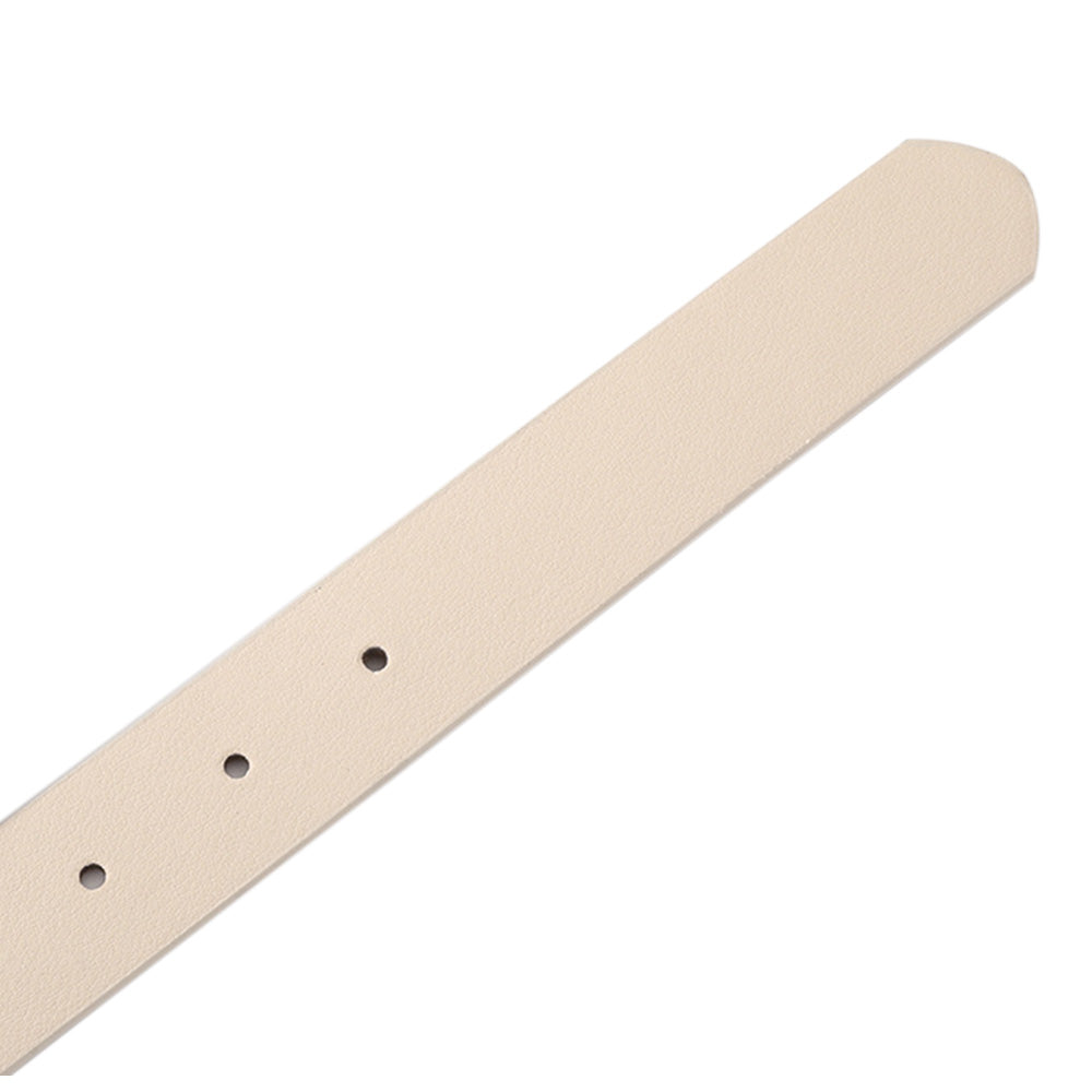 Women PU Leather Waist Belt Gold Pin Buckle Casual Belt for Jeans Dress