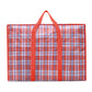 5Pcs Stripe Bag Packing Storage Strip Zip Shopping Travel Check House Moving Bag