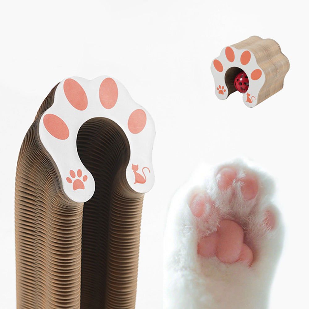 Magic Organ Cat Toy Foldable Reversible Infinity Style Cat Scratch Board