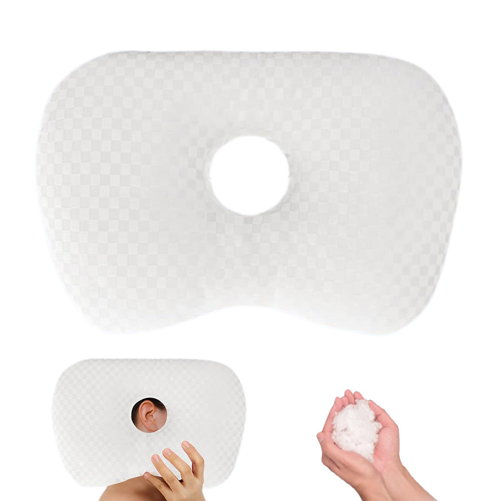 Ear Piercing Pillow for Side Sleepers with Hole Ear Pillow
