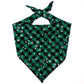 Snowflakes Christmas Dog Bandana Buffalo Plaid Pet Scarf Dog Triangle Bandana