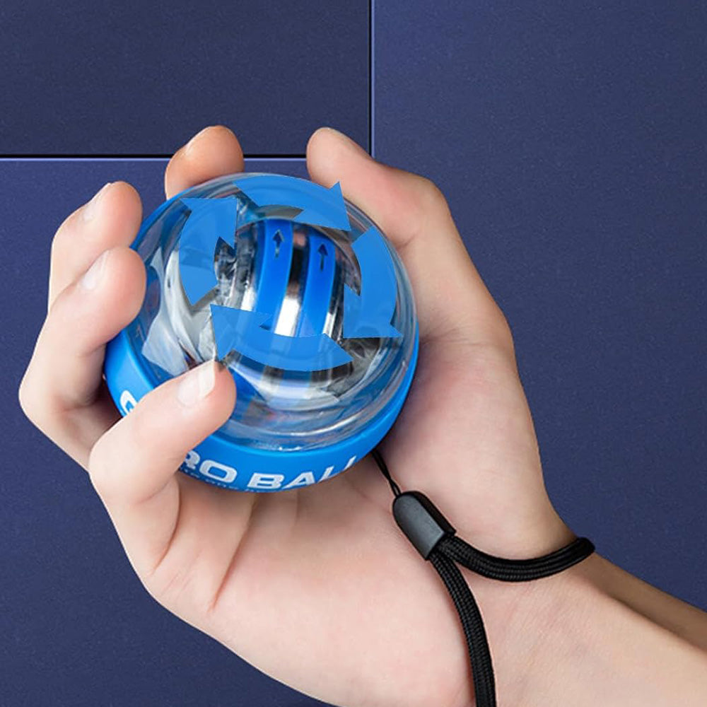 6 Colors LED Gyroscope Wrist Exercise Ball Strength Trainer Muscle Training