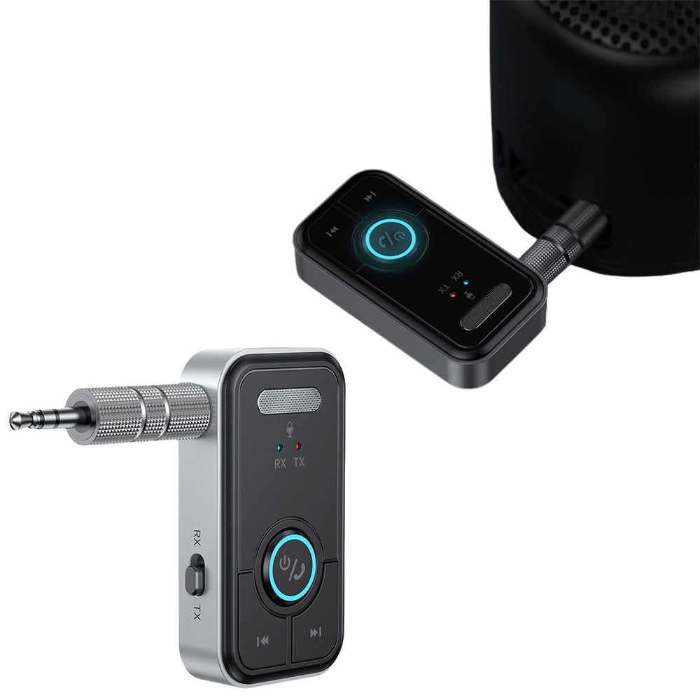 Bluetooth 5.3 AUX Car Adapter Hands-Free Calling