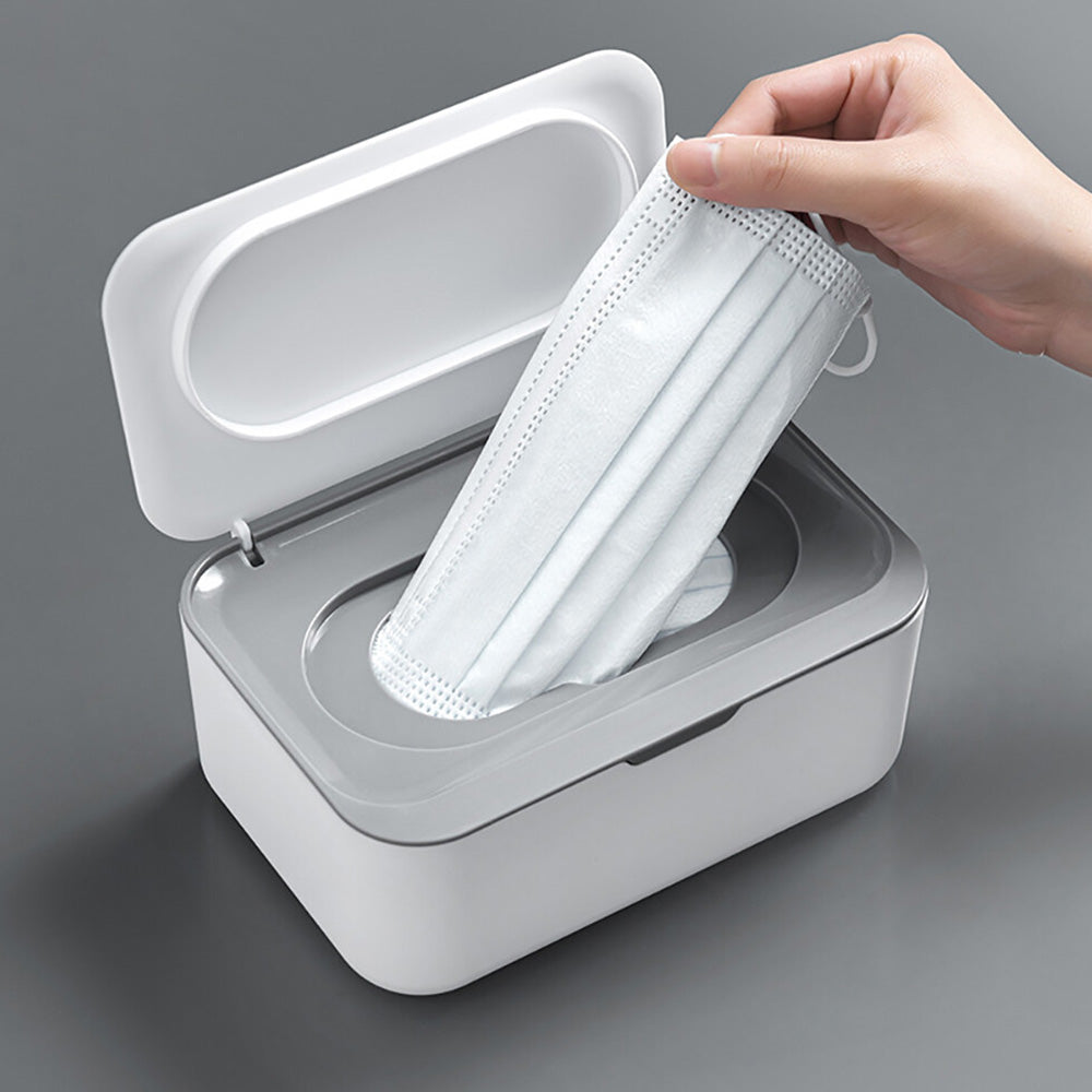 Wipes Dispenser Wipes Tissue Storage Case With Lid Refillable Wipe Holder