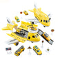 Kids Transformable Airplane Transport Playset Transformable Storage Plane Toy