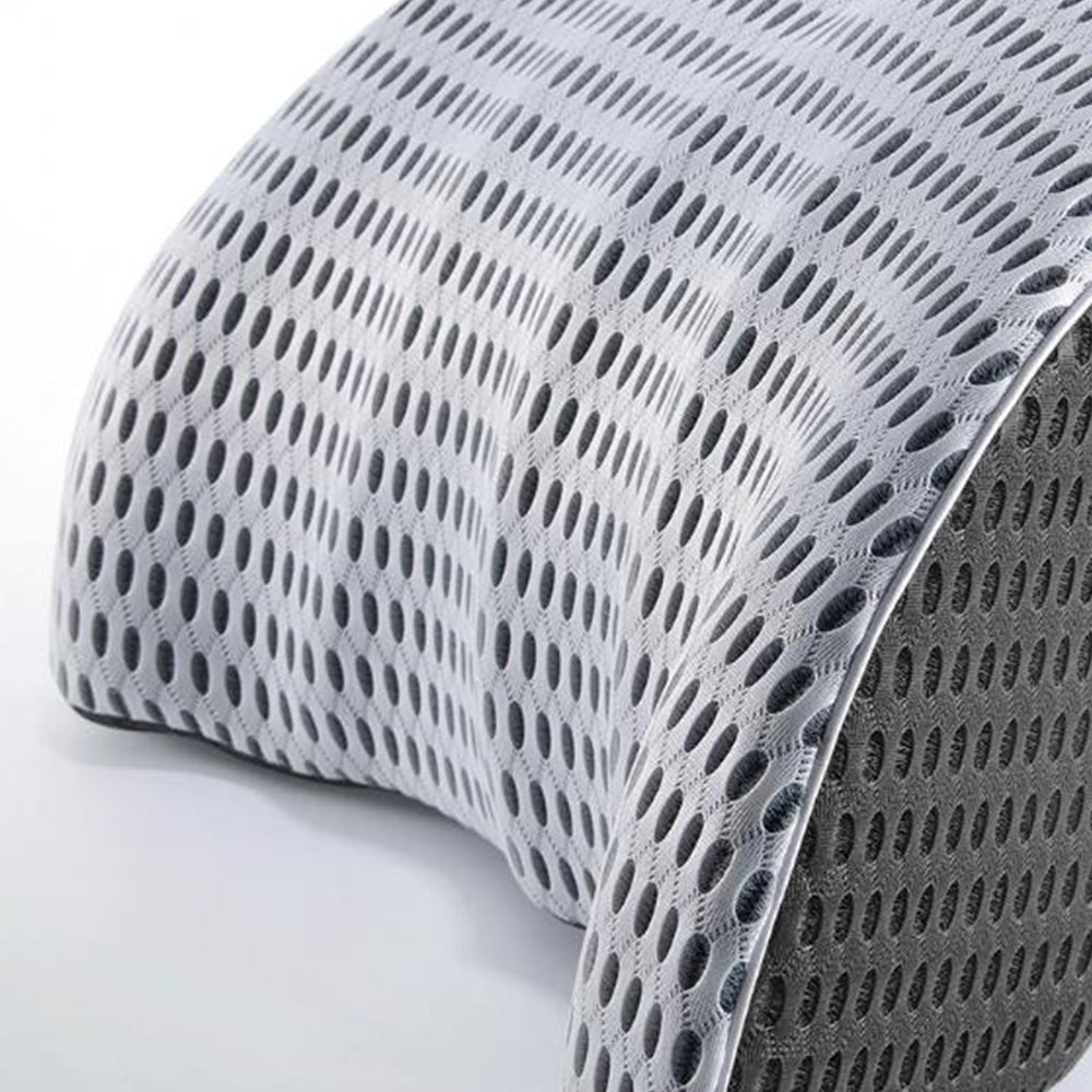 Set of Car Seat Memory Foam Lumbar Back Support and Neck Pillow