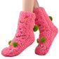 Women's Sherpa Fleece Slipper Socks Cozy Indoor Socks Warm Plush Socks