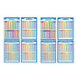 2 Sets of 40x28cm Multiplication Educational Times Tables Maths Wall Chart Poster