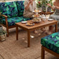 4Pcs Patio Cushion Covers Stretchable Outdoor Seat Cushion Covers for Furniture
