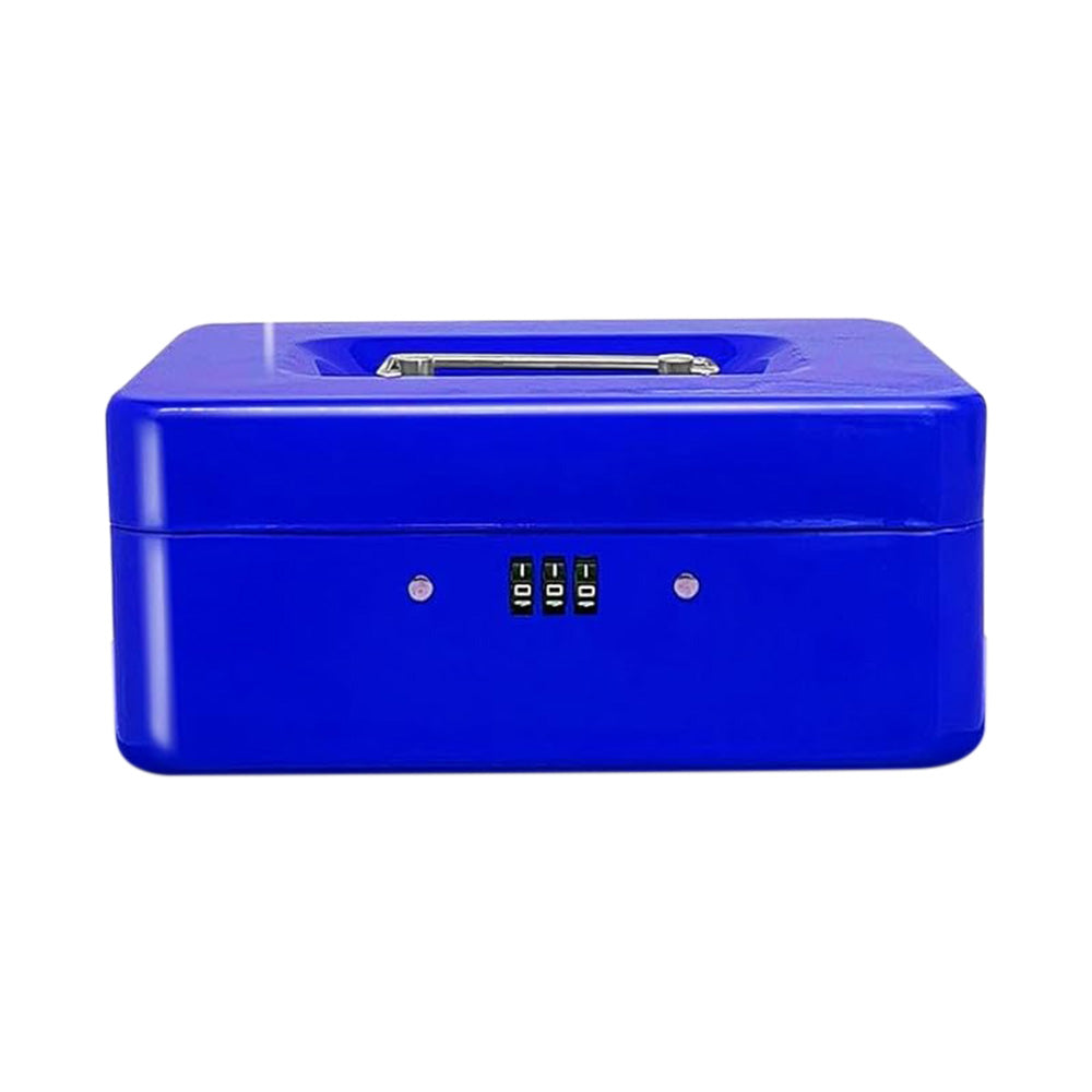 Lockable Cash Box Deposit Petty Cash Money Box with Code Lock Security Safe